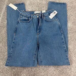 NWT Denim Forum Rowan Super Hi Rise straight Jean